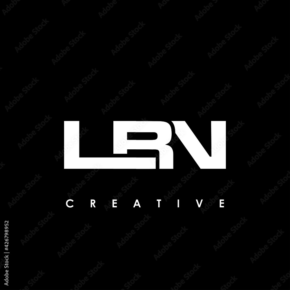 LBN Letter Initial Logo Design Template Vector Illustration