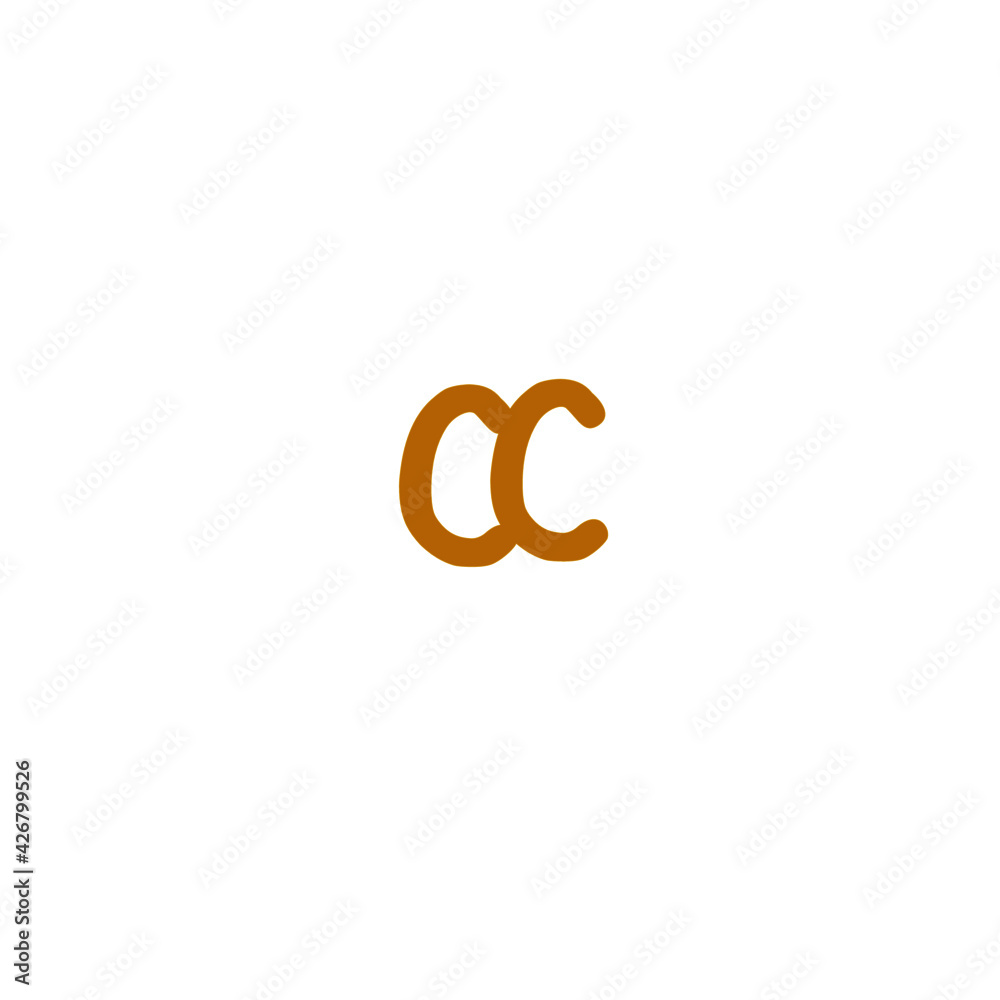 CC initial handwritten logo for identity CC initial handwritten logo for identity