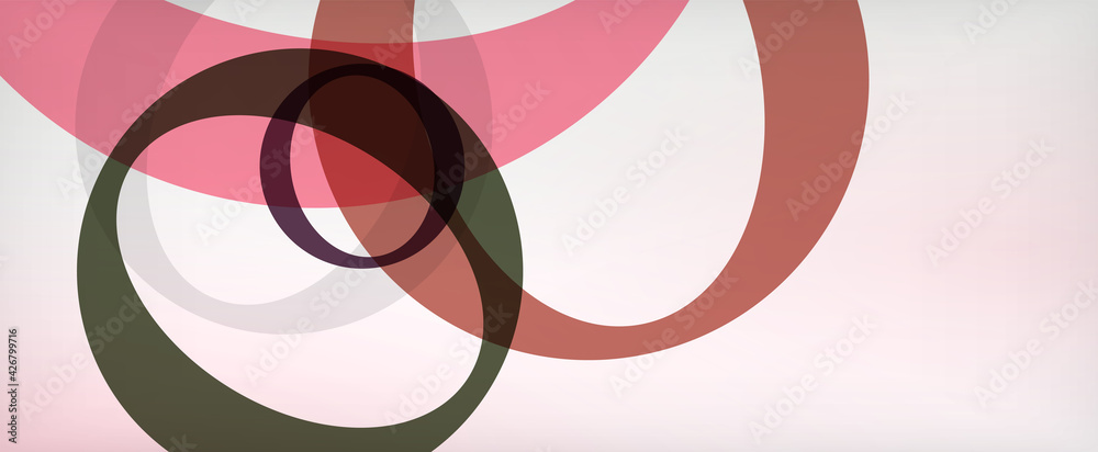 Ring geometric shapes, o letter repetition wallpaper. Abstract background for business or technology presentations, internet posters or web brochure covers Ring geometric shapes, o letter repetition wallpaper. Abstract background for business or technology presentations, internet posters or web brochure covers