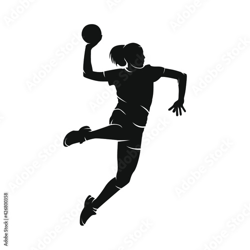 Silhouette Handball femme