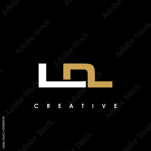 LDL Letter Initial Logo Design Template Vector Illustration