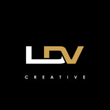 LDV Letter Initial Logo Design Template Vector Illustration