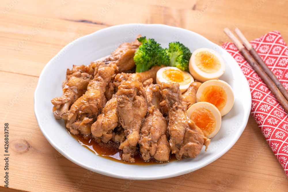 鶏の酢醤油煮 鶏の酢醤油煮