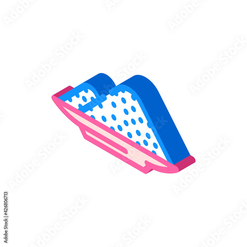 sodium nitrite isometric icon vector. sodium nitrite sign. isolated symbol illustration