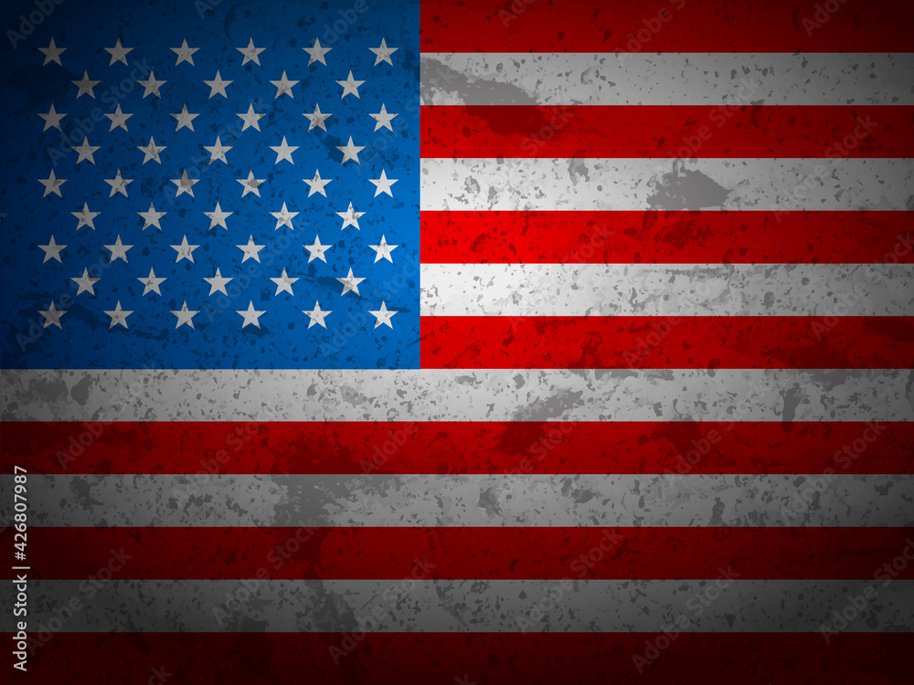 Grunge USA flag Grunge USA flag