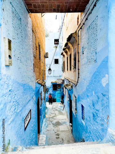 narrow street in the old town © MFT Media