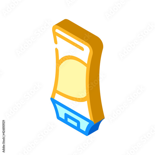 shampoo for hair isometric icon vector. shampoo for hair sign. isolated symbol illustration