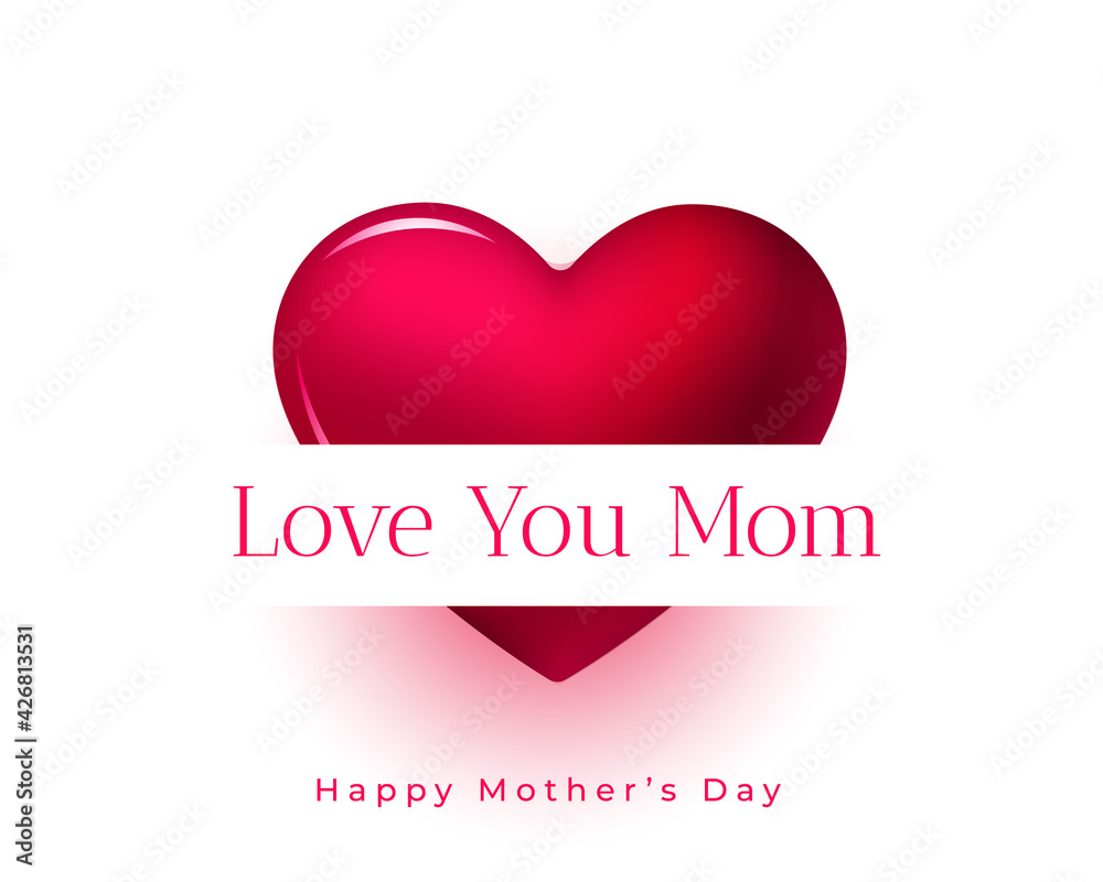 mother day greeting with love you mom message