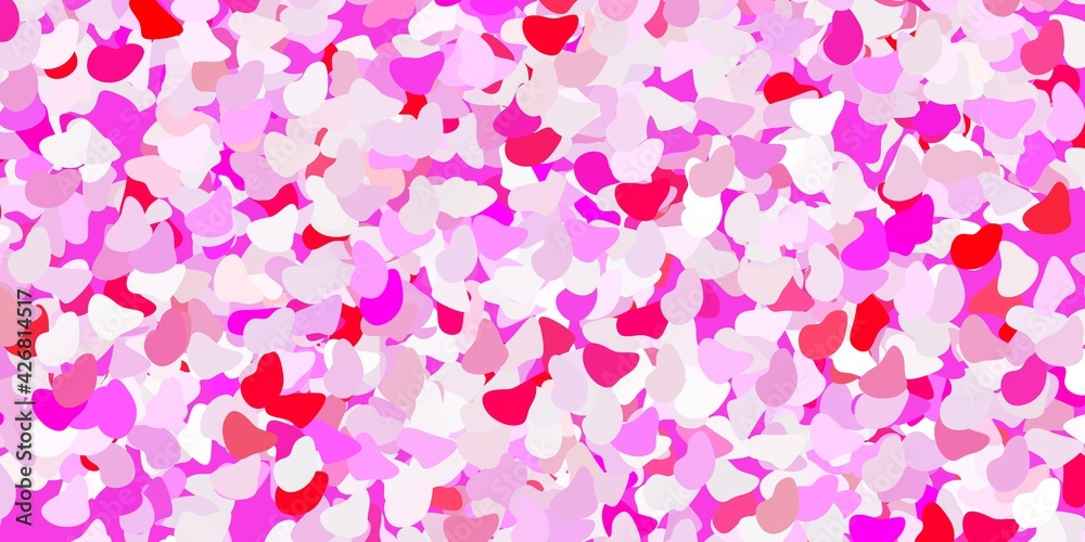 Light red, yellow vector texture with memphis shapes. Light red, yellow vector texture with memphis shapes.