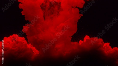 Beautiful colored background. Paint under water