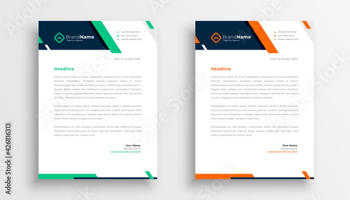 professional creative letterhead template design for your business