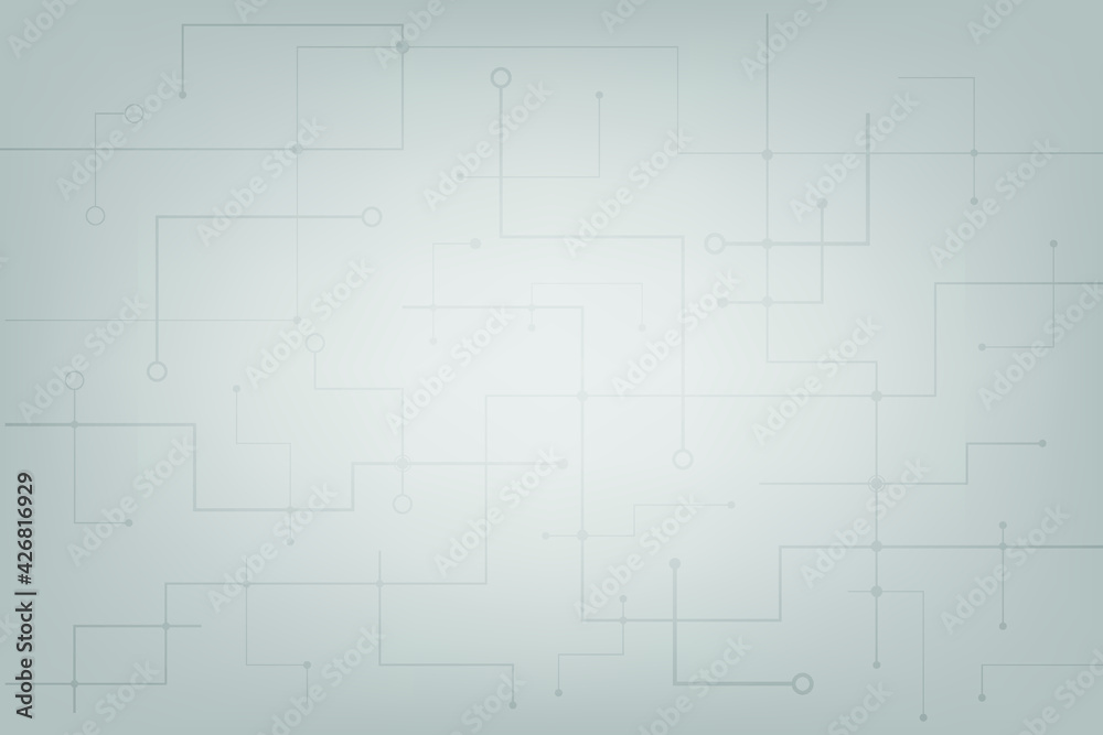 White grey bakground with line of board system network. Circuit data structure integrated for futuristic design. Vector of interface processor electric connection. White grey bakground with line of board system network. Circuit data structure integrated for futuristic design. Vector of interface processor electric connection.