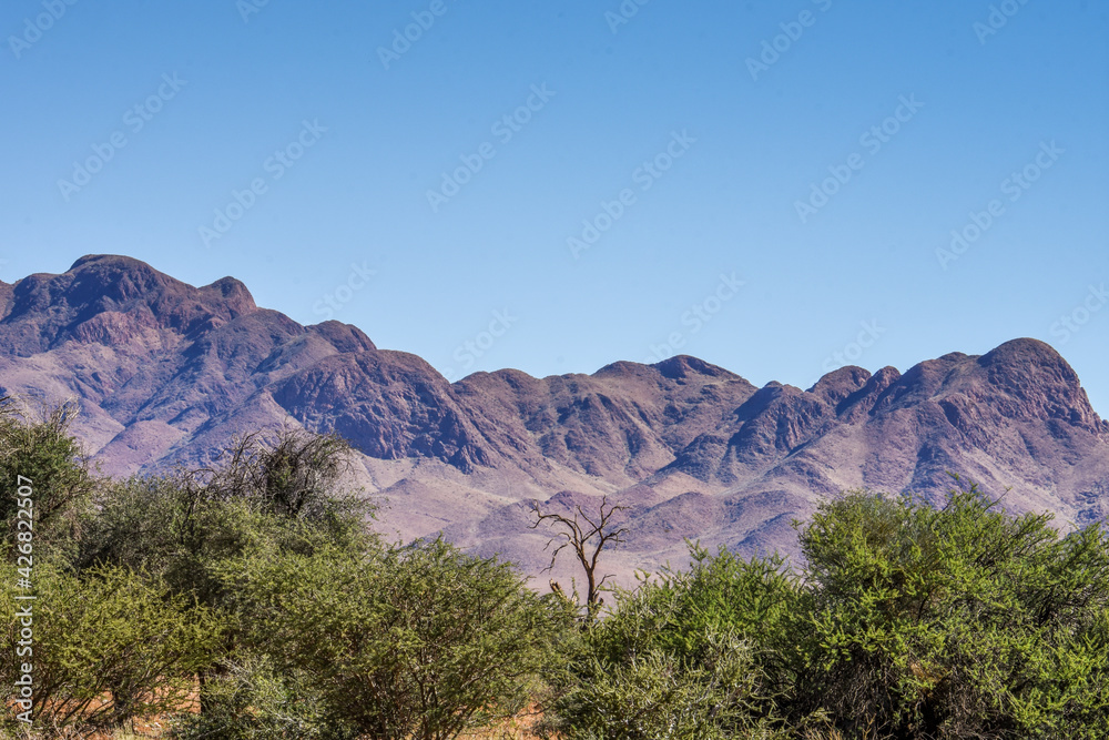 Désert du Namib vu du ciel