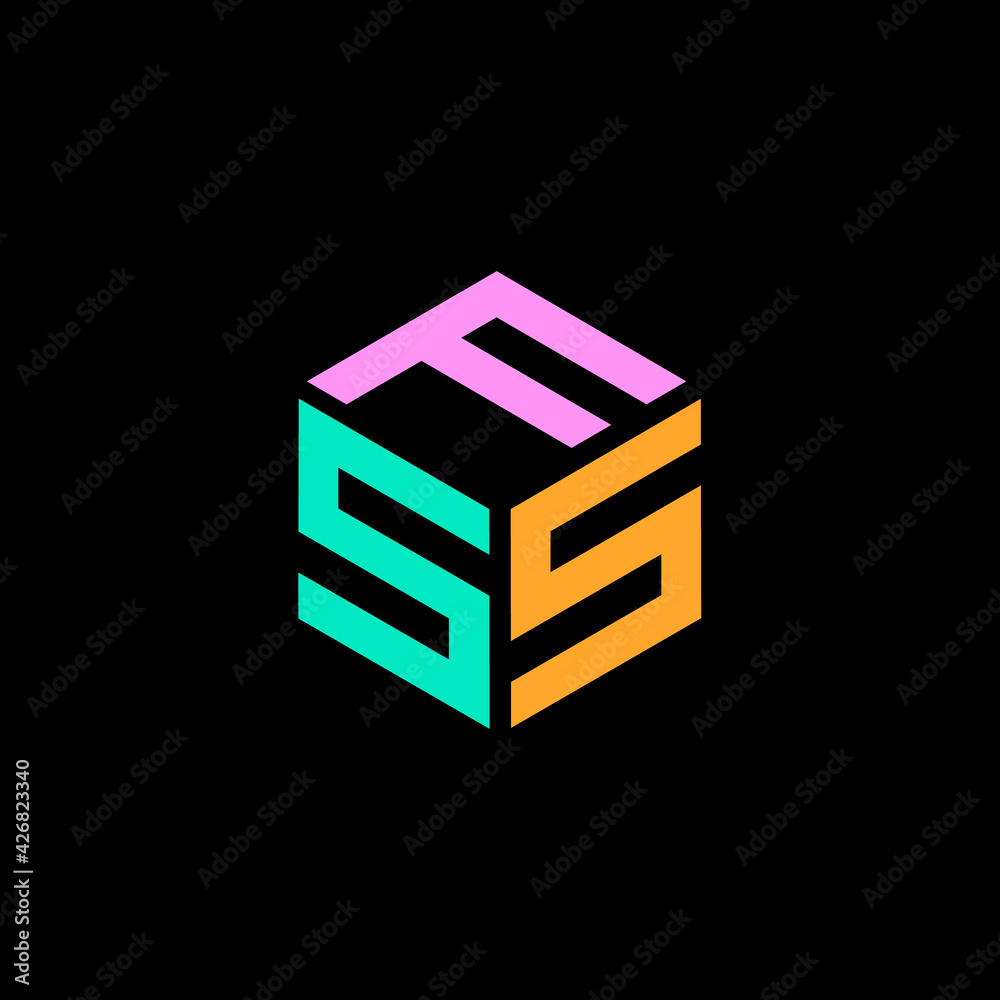 Hexagon shape with the letters FSS Hexagon shape with the letters FSS