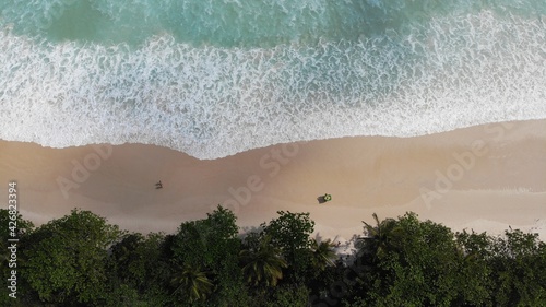 Bild auf Leinwand Praia de lopes Mendes ,Ilha grande
Beach ,brasil drone view from above