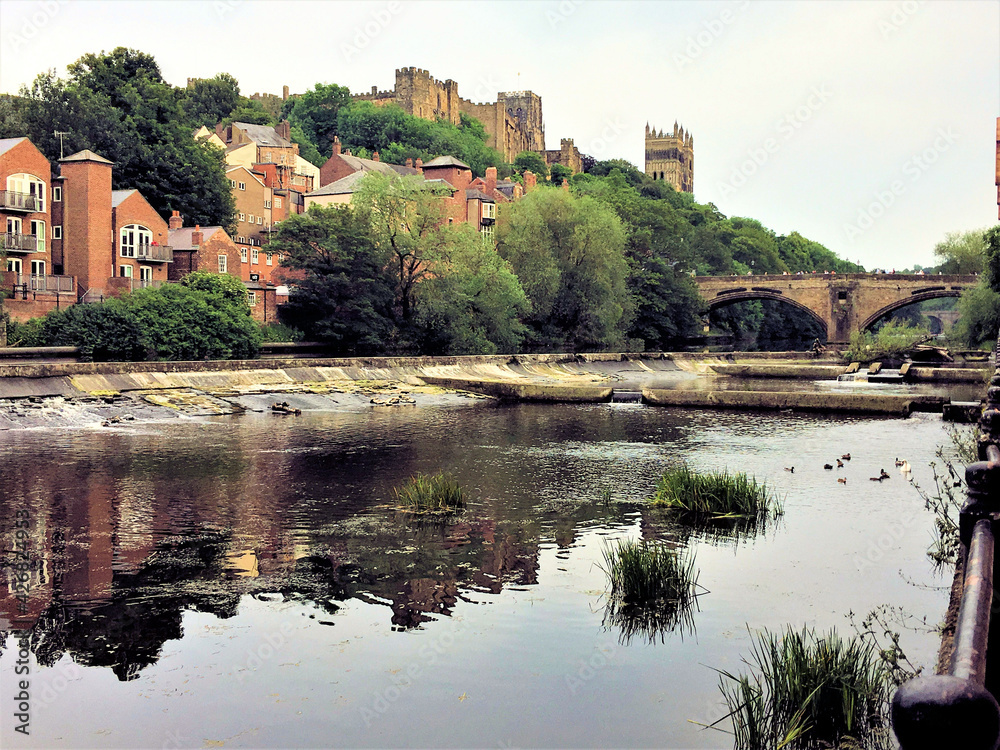 Durham Cathedral across the river Wear Durham Cathedral across the river Wear