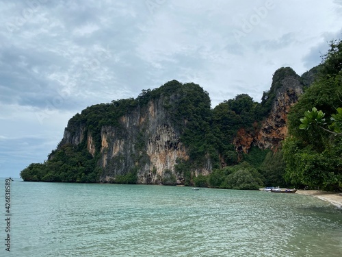 View out to sea from Railay Beach in Krabi, Thailand