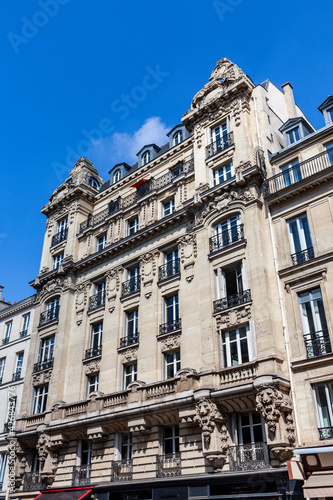 The facade of an old building. Paris © oleg_ru