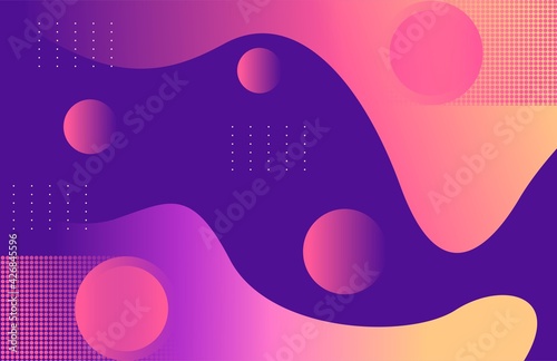 gradient fluid abstract modern template background