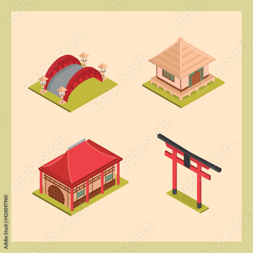 chinese buildings gate