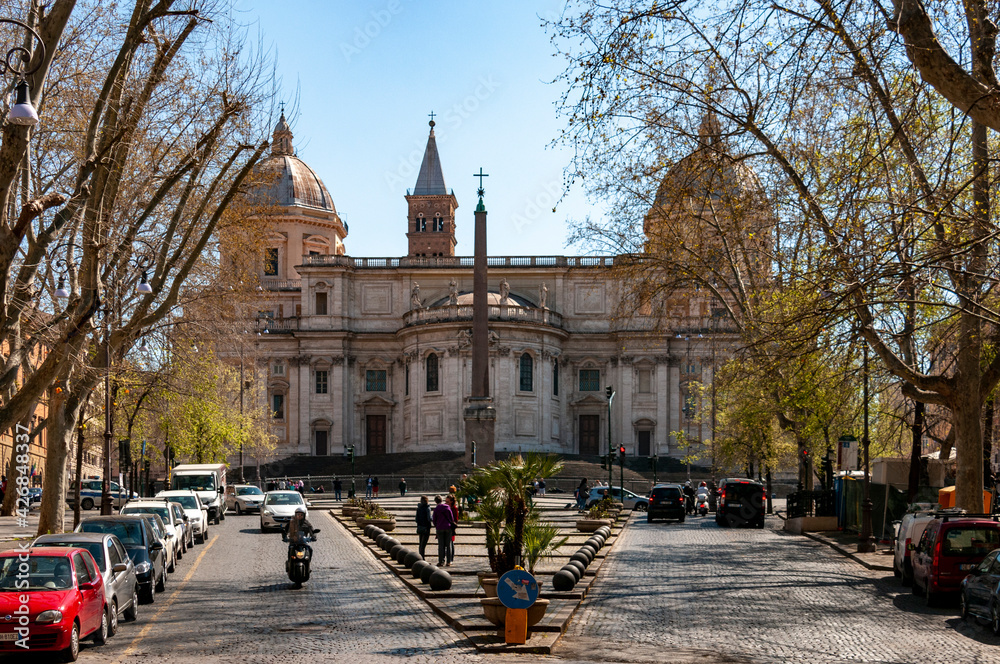 The Basilica of Saint Mary Major in Rome