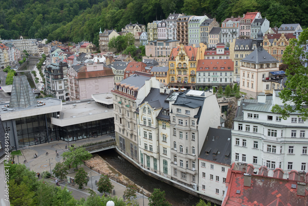 Karlovy Vary cityscape