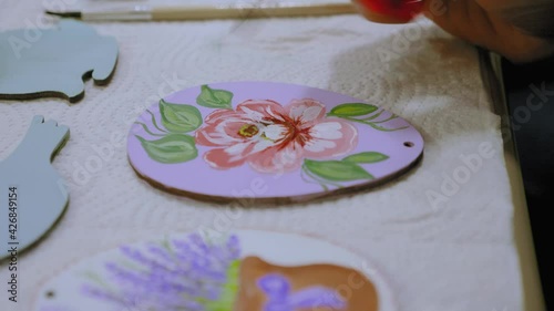 painting of a flower
