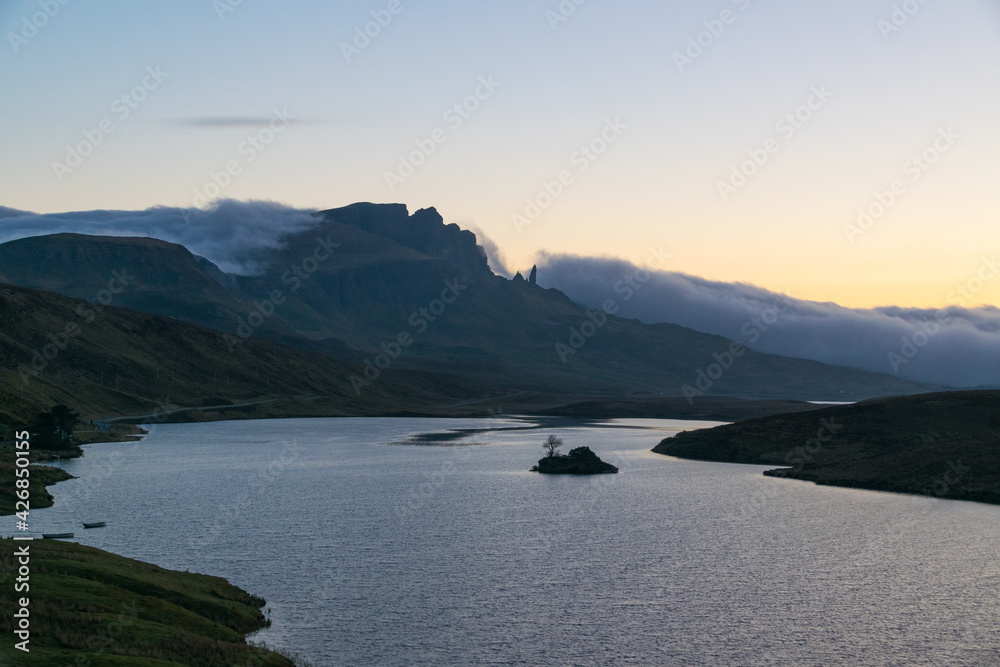 Loch Leathan and Old Man of Storr-1