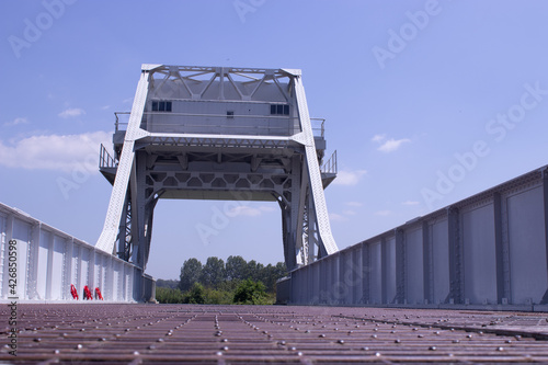 pegasus bridge over the river photo