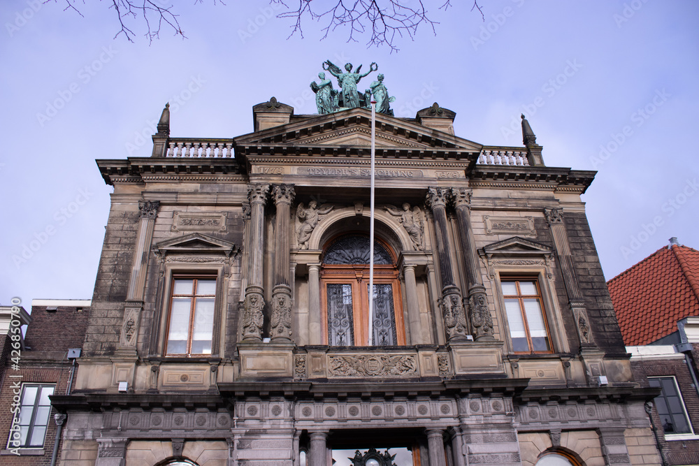 Obraz premium building in haarlem, the netherlands