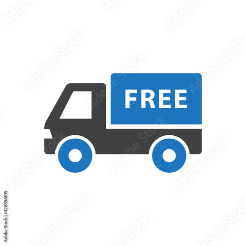 Free delivery icon