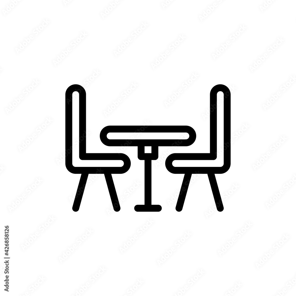 Dining Vector Outline Icon Style illustration. EPS 10 File Dining Vector Outline Icon Style illustration. EPS 10 File