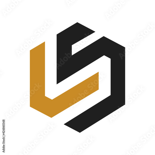 Initial SL letter logo vector template design. Creative abstract letter LS logo design. Linked letter LS logo design.