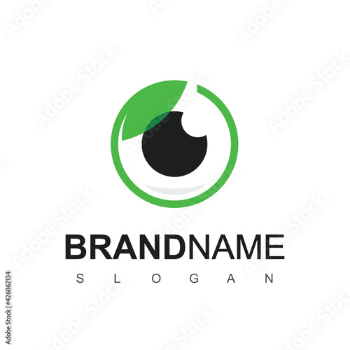 Eye Natural Care Logo Design Template
