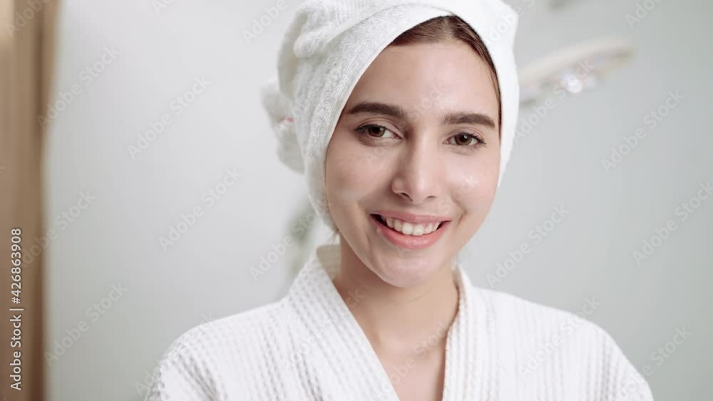 beautiful woman in a beauty clinic is standing smiling
beautiful woman in a beauty clinic is standing smiling