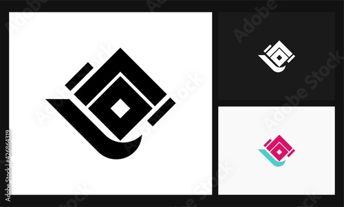 simple photographer concept design logo