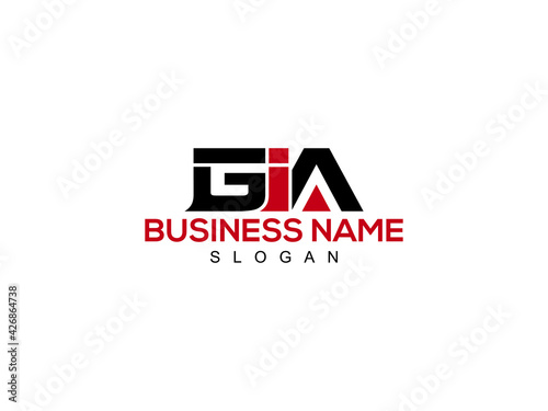 Letter GIA Logo Icon design for Your Business photo