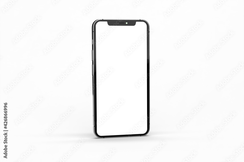 phone 3d illustration mockup smartphone isolated phone 3d illustration mockup smartphone isolated