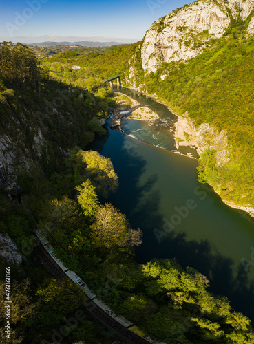 aerial view of fuso de la reina asturias