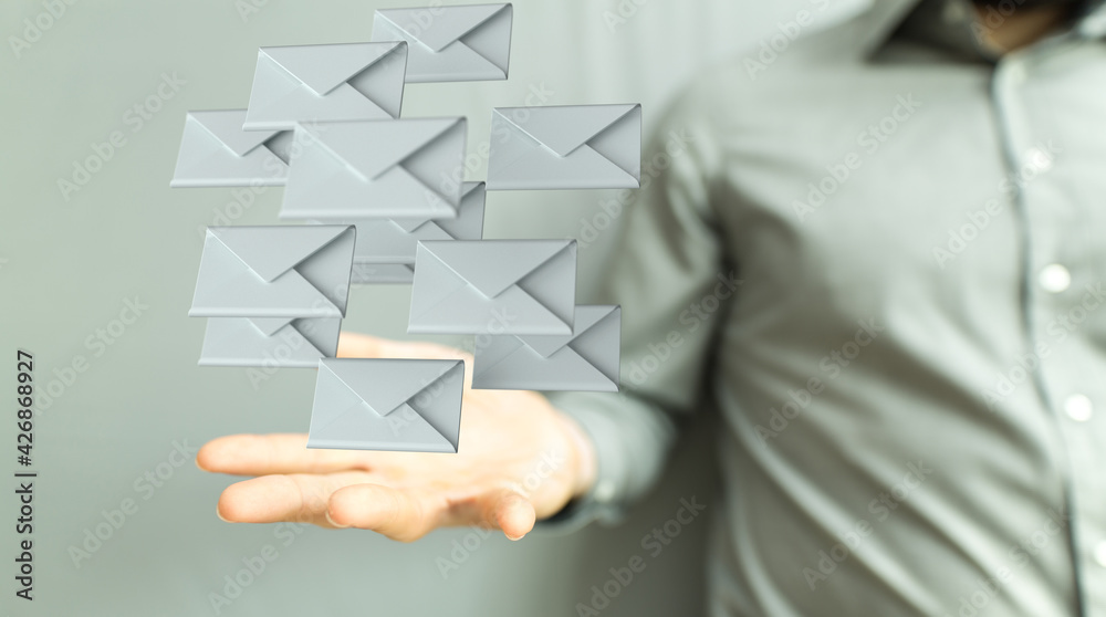 Email Inbox Electronic Communication Graphics Concept Email Inbox Electronic Communication Graphics Concept