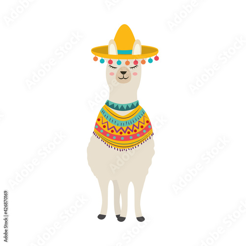 cute llama hat