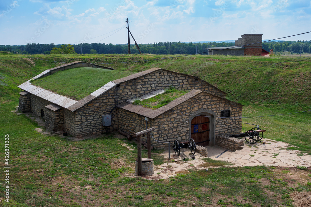 Old Medean Fortress in downtown of Tiraspol (Moldova)
