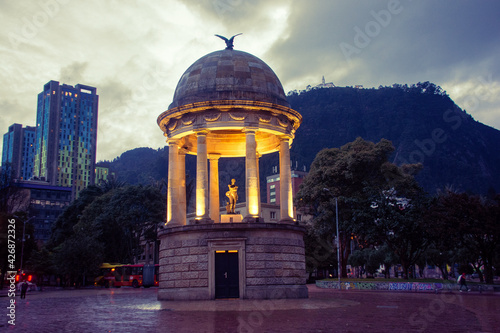 raining in Bogota