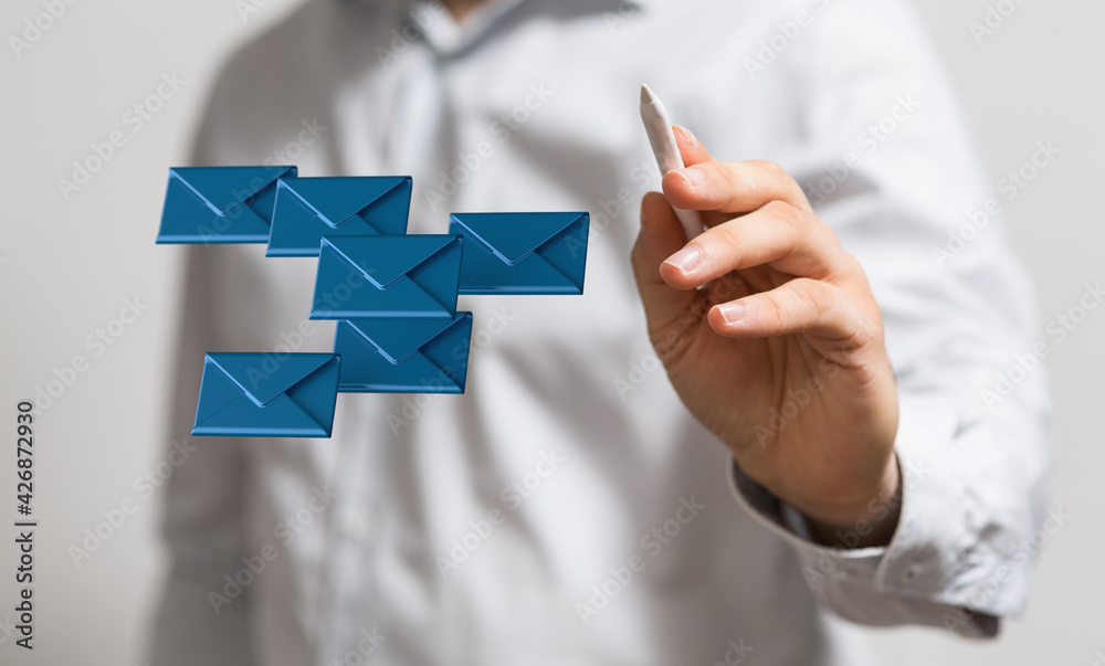 Email Inbox Electronic Communication Graphics Concept Email Inbox Electronic Communication Graphics Concept