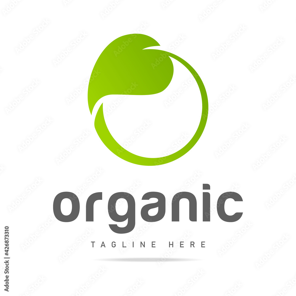 Abstract graphic logo green leaves in circle in white background.Design template nature icon,eco bio technology sign,organic symbol,natural cosmetics,vegan food,medical,health and care.Vector Abstract graphic logo green leaves in circle in white background.Design template nature icon,eco bio technology sign,organic symbol,natural cosmetics,vegan food,medical,health and care.Vector