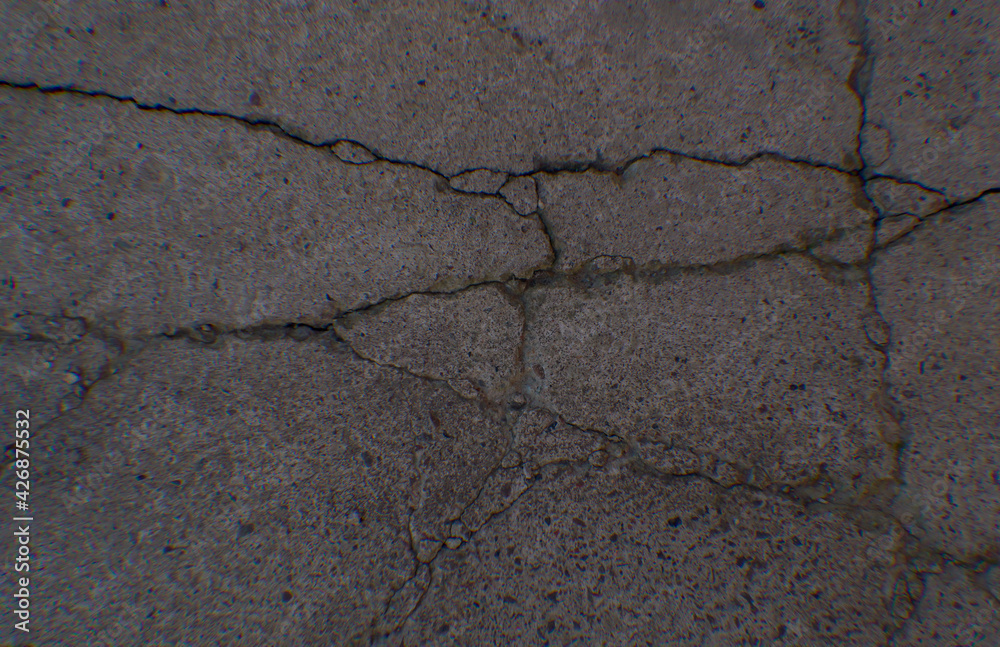 Fototapeta premium The texture of the cement paste is gray
