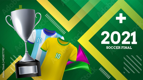 Soccer south america tournament template