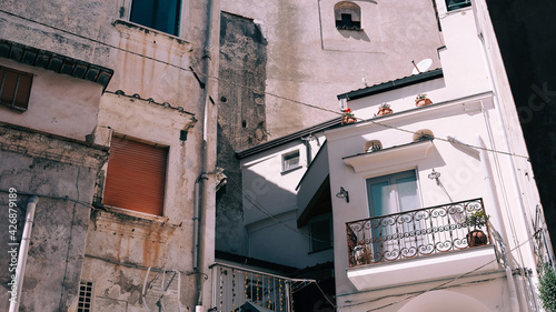 Vietri sul Mare houses on the Amalfi Coast, Italy photo