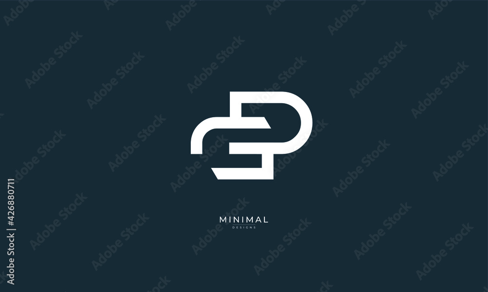 Alphabet letter icon logo GD or DG Alphabet letter icon logo GD or DG