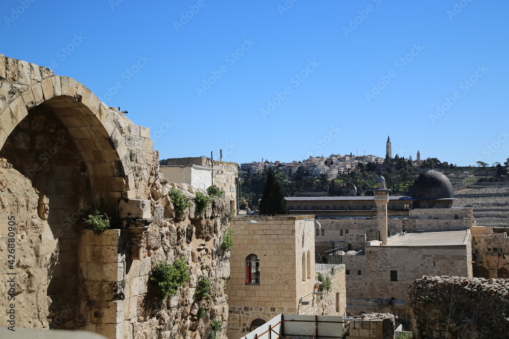 The city walls of Jerusalem Jerusalem